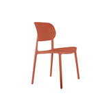 Leitmotiv - Eetkamerstoel Cheer - Burned orange - Set van 2