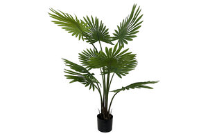 Present Time - Kunstplant Fan Palm Tree - Groen