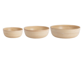 Present Time - Schaal Set Puro Round - Naturel