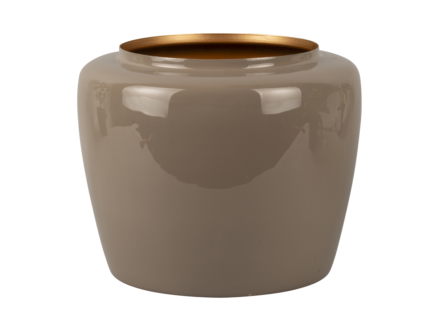 Present Time - Bloempot Grand Medium - Warmgrijs