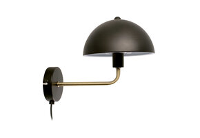 Leitmotiv - Wandlamp Bonnet - Zwart