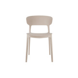 Leitmotiv - Eetkamerstoel Fain - Warmgrijs