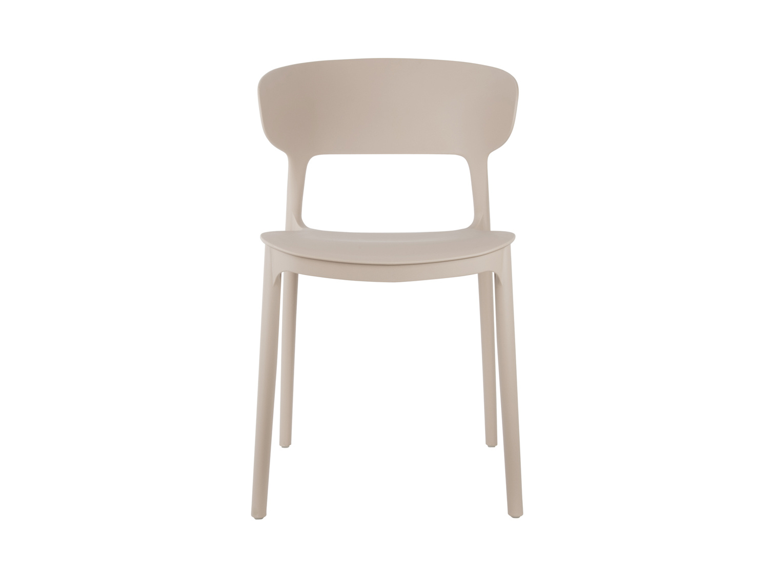 Leitmotiv - Eetkamerstoel Fain - Warmgrijs