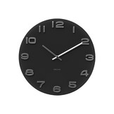 Karlsson - Wandklok Vintage Round - Zwart- Ø35cm