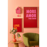 Karlsson - Wandklok Modern Cuckoo - Helderroze