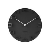 Karlsson - Wandklok On The Edge - Zwart- Ø42cm