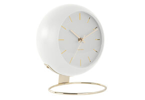 Karlsson - Tafelklok Globe - Wit