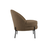 Leitmotiv - Fauteuil Noble Teddy Curl - Warmgrijs