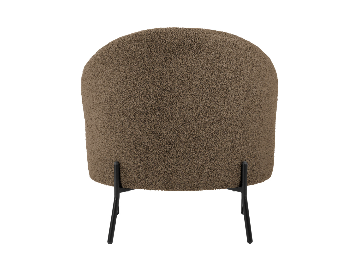 Leitmotiv - Fauteuil Noble Teddy Curl - Warmgrijs