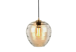 Leitmotiv - Hanglamp Glamour Globe - Amberbruin
