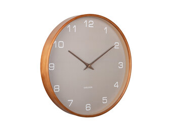 Karlsson - Wandklok Acento - Lichtgrijze- Ø40cm