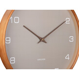 Karlsson - Wandklok Acento - Lichtgrijze- Ø40cm