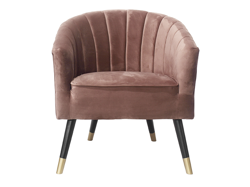 Leitmotiv - Fauteuil Royal - Zachtroze