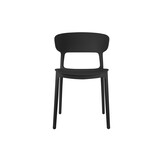 Leitmotiv - Eetkamerstoel Fain - Zwart