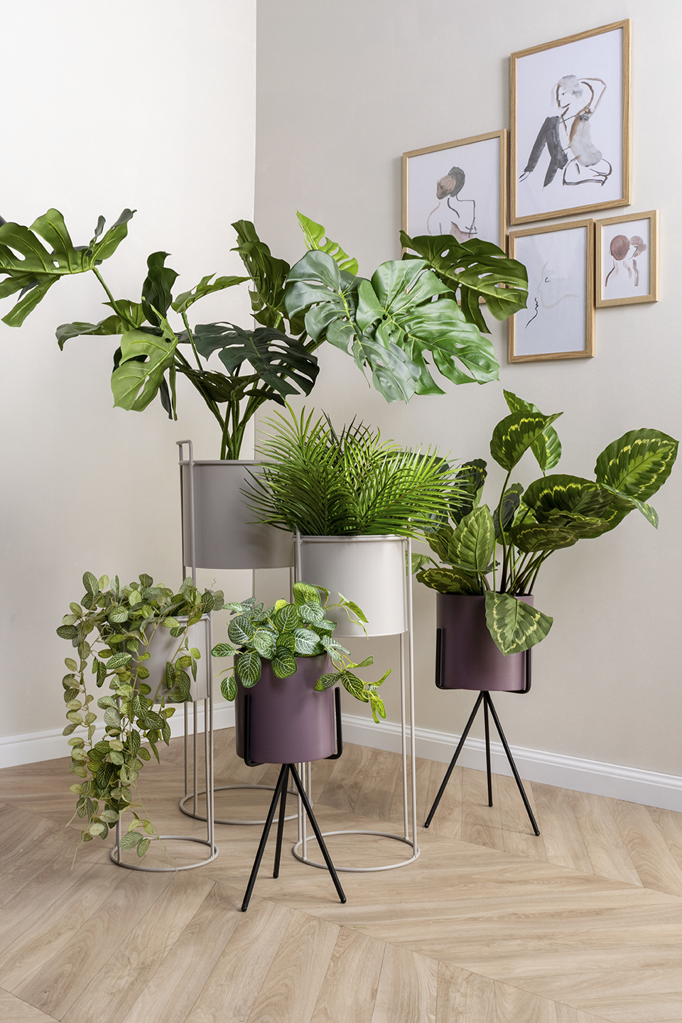 Present Time - Bloempot Set Essence - Jungle groen