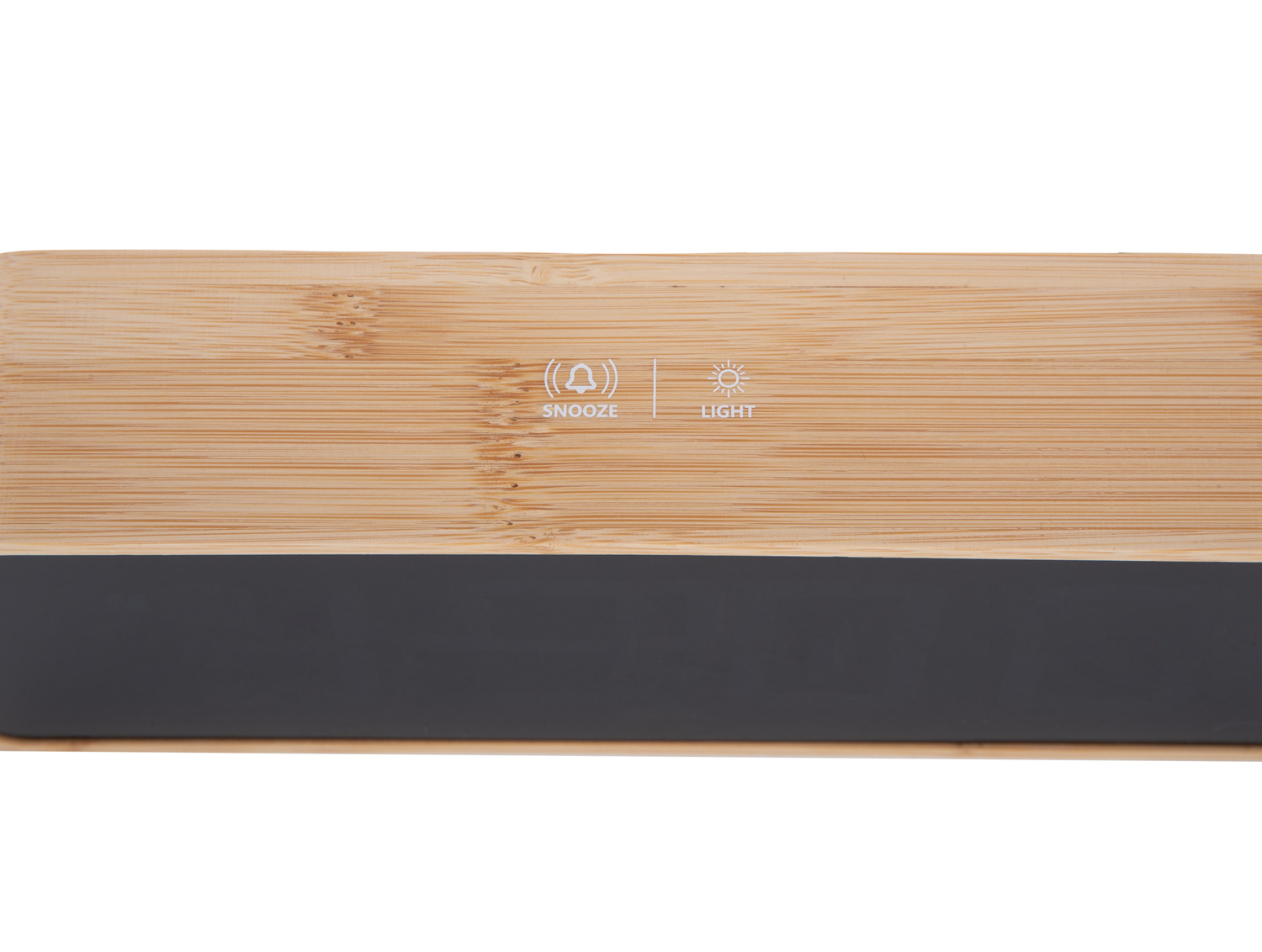 Karlsson - Wekker Changing Colour LED - Bamboe