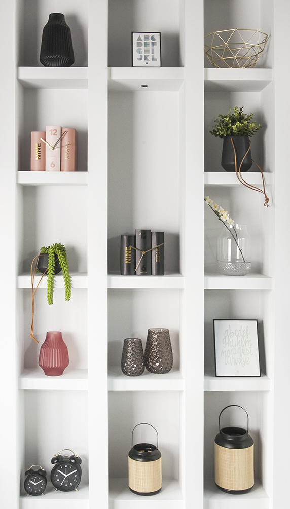 Karlsson - Tafelklok Book - Zwart