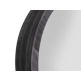 Present Time - Spiegel Wall Art - Zwart