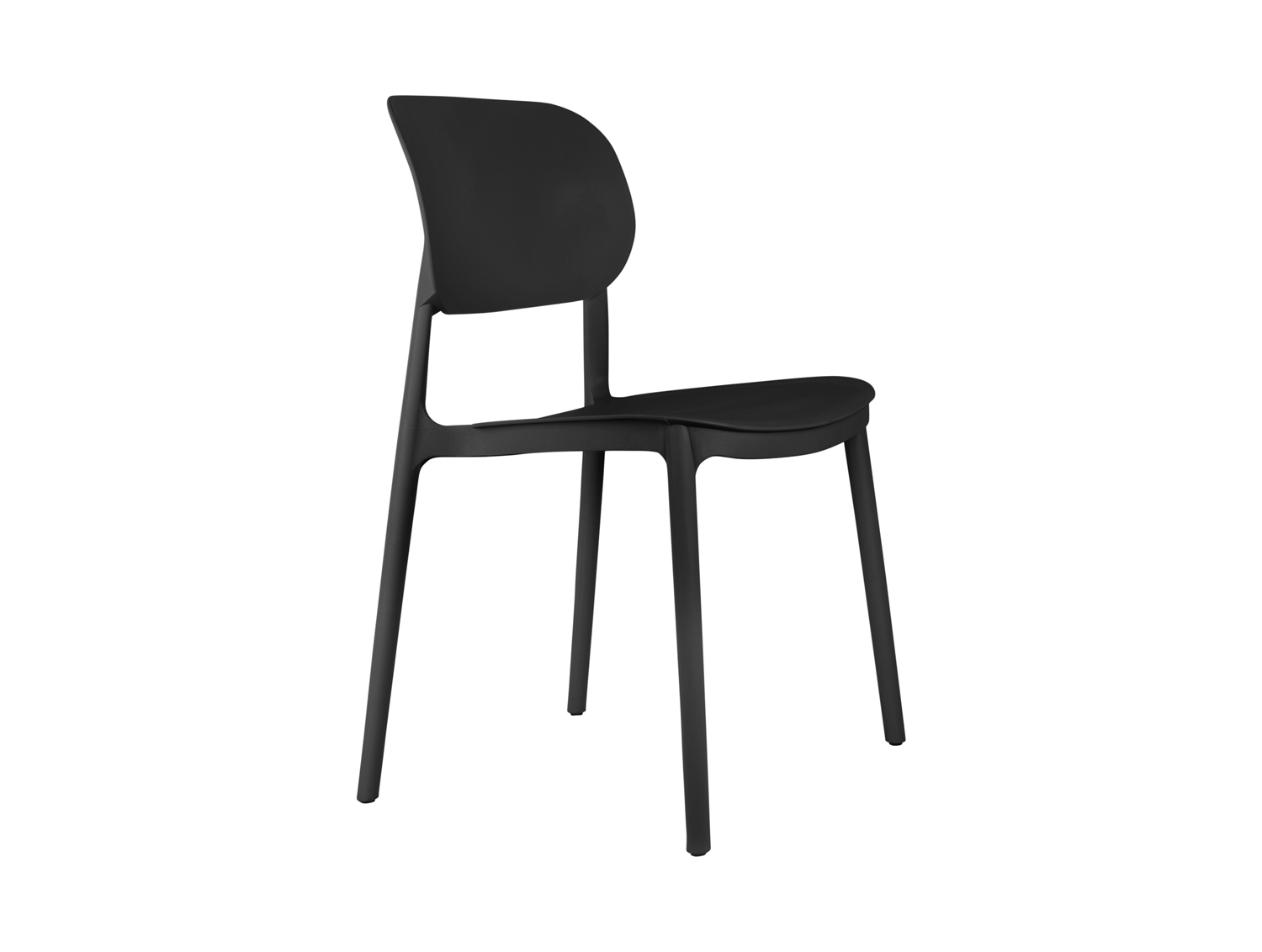 Leitmotiv - Eetkamerstoel Cheer - Zwart - Set van 2