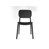 Leitmotiv - Eetkamerstoel Cheer - Zwart