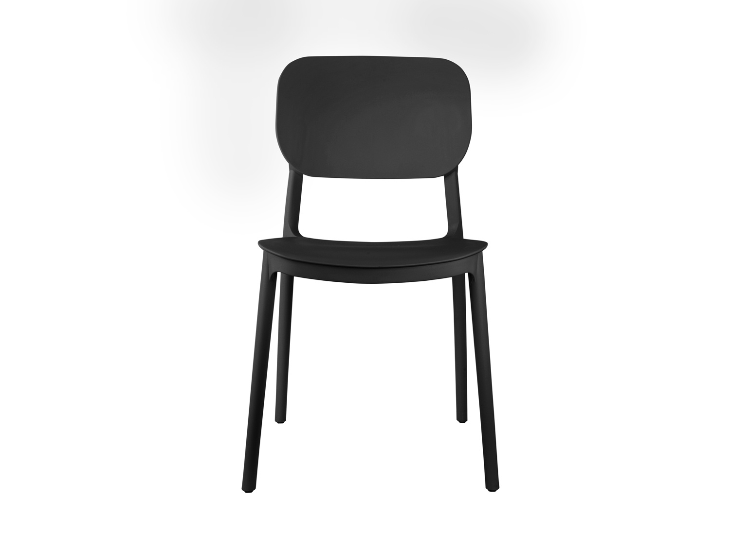 Leitmotiv - Eetkamerstoel Cheer - Zwart - Set van 2