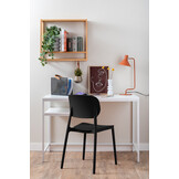 Leitmotiv - Eetkamerstoel Cheer - Zwart - Set van 2