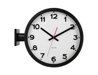 Karlsson - Wandklok New Classic Double Sided - Wit- Ø38cm