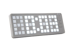 Karlsson - Wekker Keyboard - Lichtgrijze