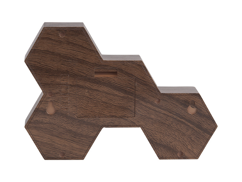 Karlsson - Wekker Six In The Mix - Donker hout