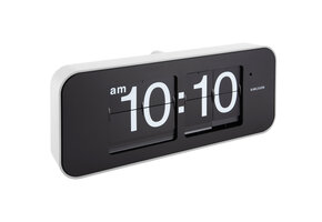 Karlsson - Wandklok Wide Flip - Wit