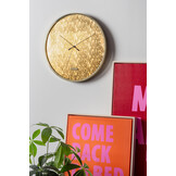 Karlsson - Wandklok Disco - Goud- Ø40cm
