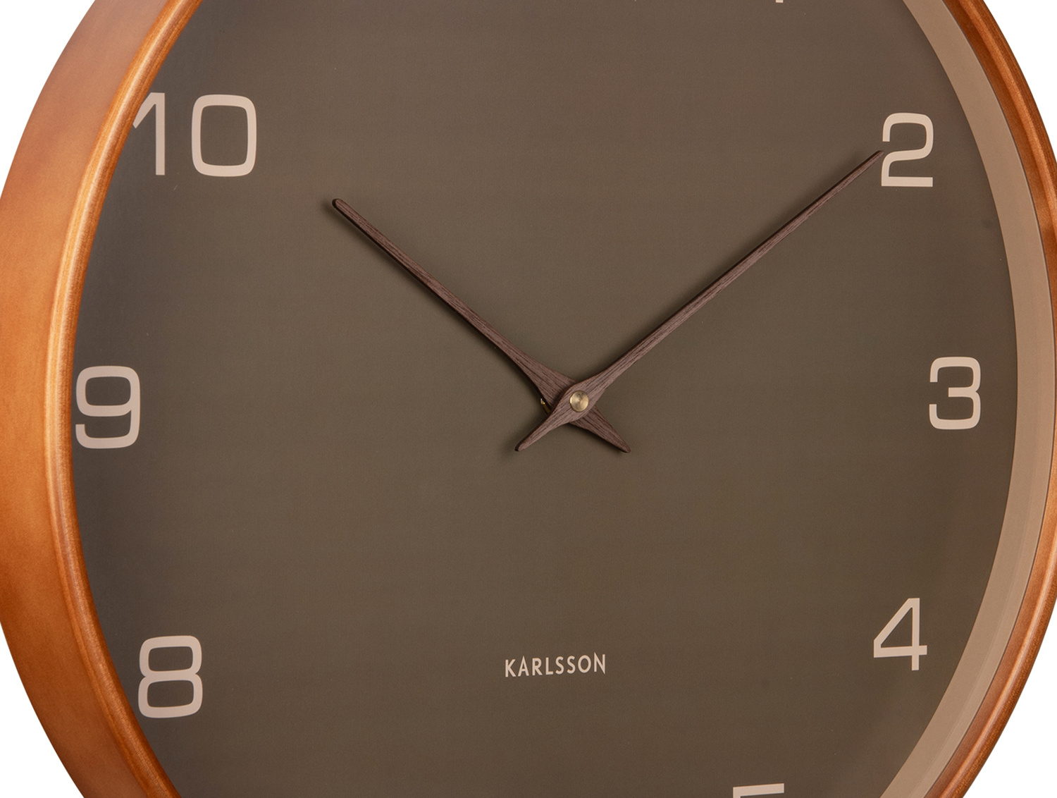 Karlsson - Wandklok Acento - Mosgroen- Ø40cm