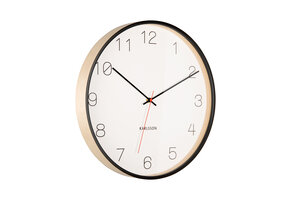 Karlsson - Wandklok Joy - Zwart- Ø40cm