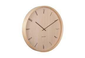 Karlsson - Wandklok Suave - Licht hout- Ø40cm