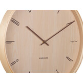 Karlsson - Wandklok Suave - Licht hout- Ø40cm