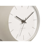 Karlsson - Tafelklok Nirvana Globe - Warmgrijs