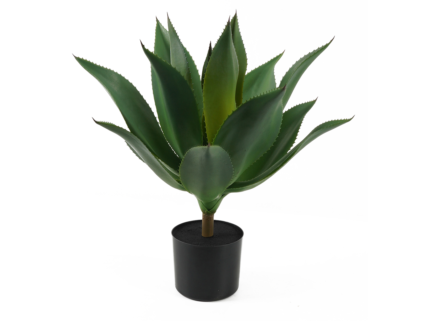 Present Time - Kunstplant Succlulent - Donkergroen