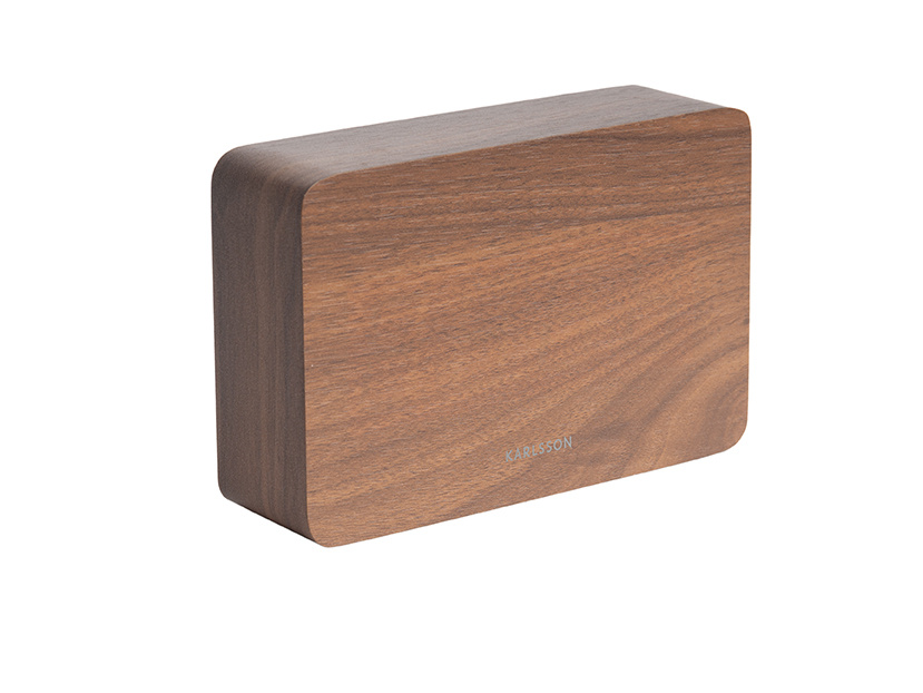 Karlsson - Wekker Square - Donker hout