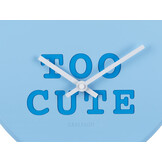 Karlsson - Wandklok Heart Candy - Zachtblauw