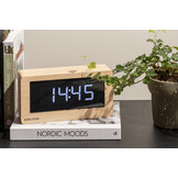 Karlsson - Tafelklok Boxed LED - Licht hout