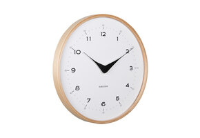 Karlsson - Wandklok Osado Dome - Wit- Ø30cm