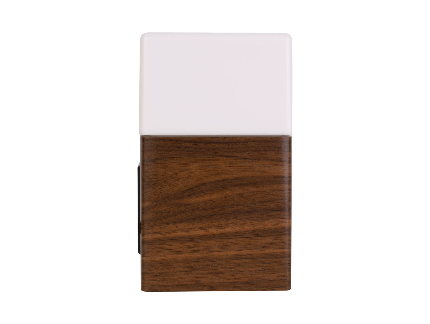 Karlsson - Wekker Frosted Light LED - Donker hout
