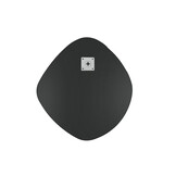 Present Time - Mirror Organic Round - Donkergrijs