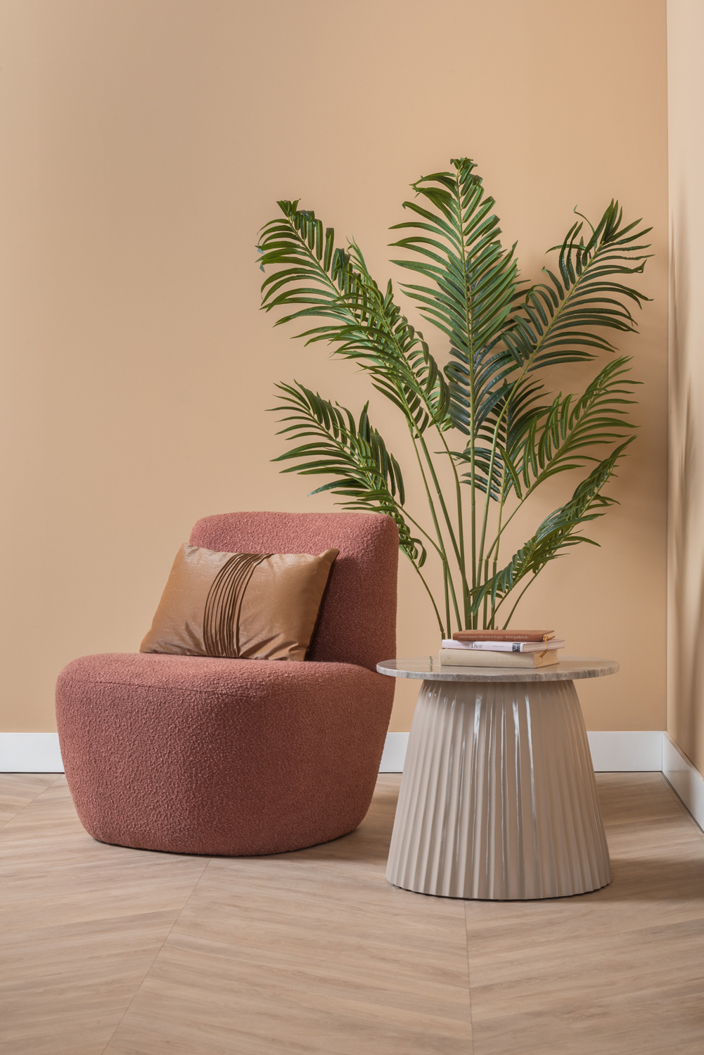 Leitmotiv - Fauteuil Ada - Zachtroze