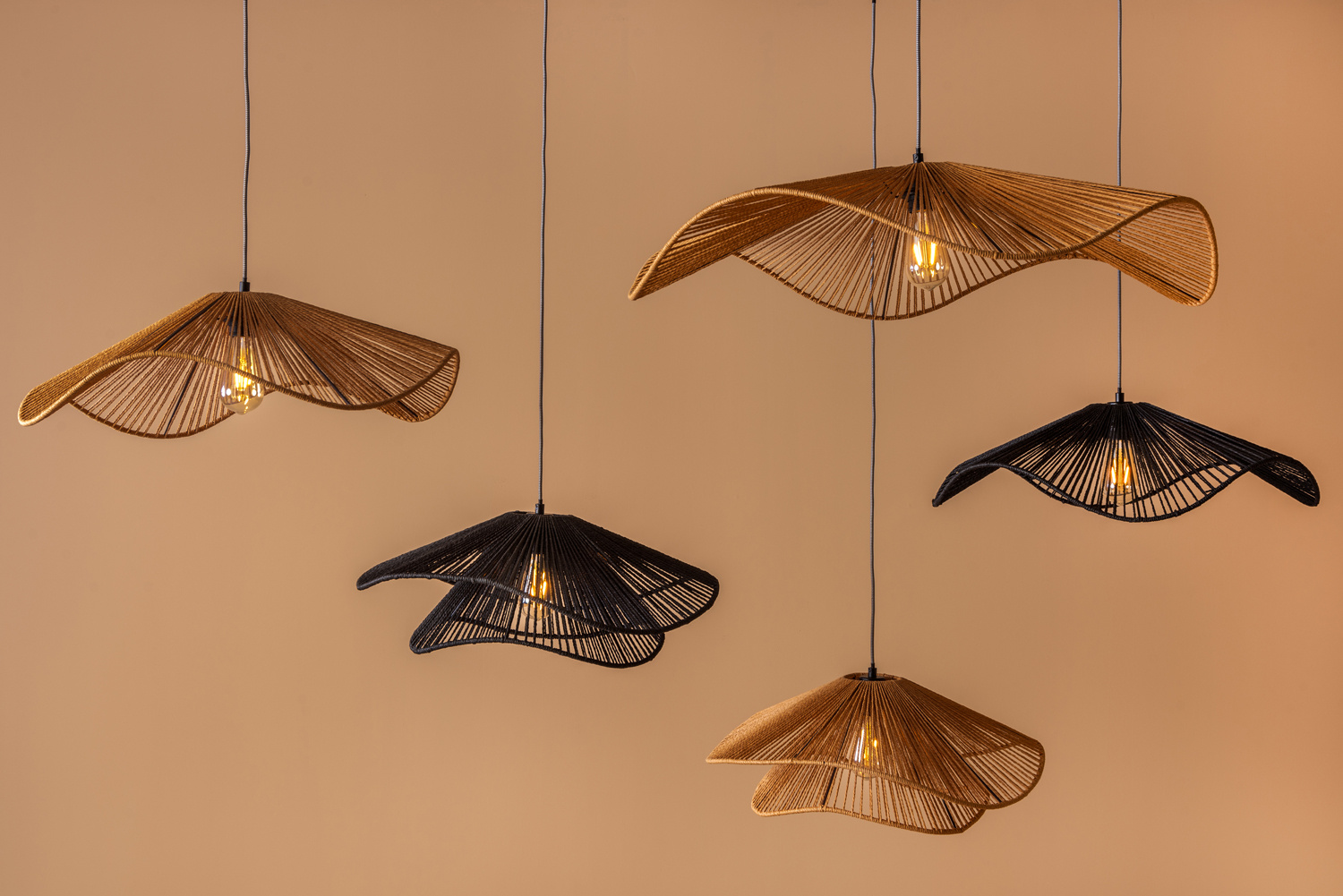 Leitmotiv - Hanglamp Sombra Double - Naturel