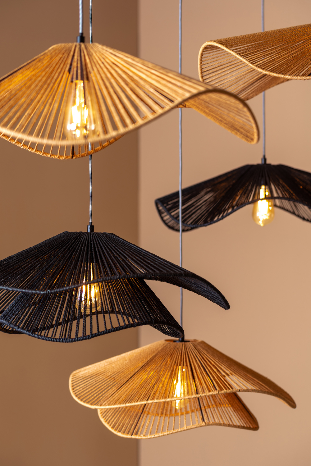 Leitmotiv - Hanglamp Sombra Double - Naturel