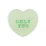 Karlsson - Wandklok Heart Candy - Zachtgroen