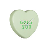 Karlsson - Wandklok Heart Candy - Zachtgroen