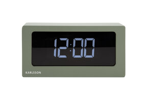 Karlsson - Wekker Boxed LED - Jungle groen