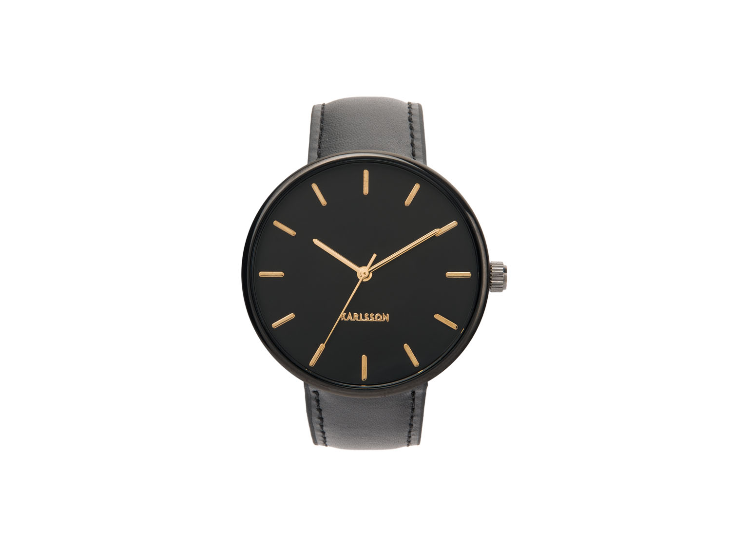 Karlsson - Watch Minimal Steel - Zwart